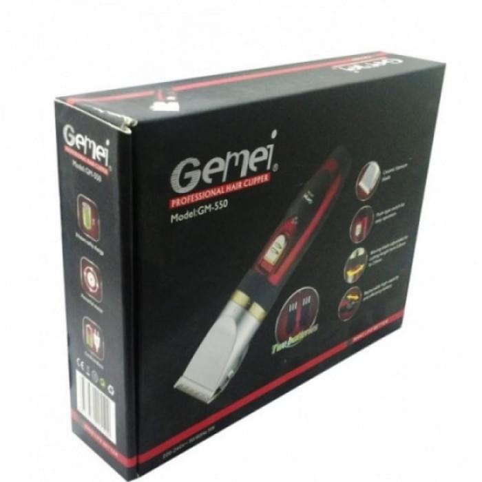 Машинка для стрижки бороді GEMEI GM-550, Тример для бороди універсальна IB-715 з насадками