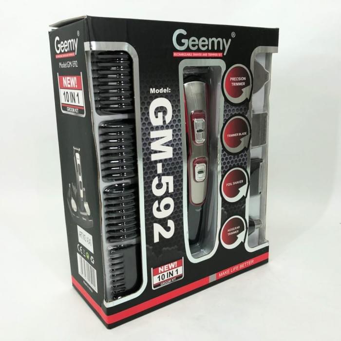 Професійна машинка для гоління голови GEMEI GM-592, Машинка для стрижки ID-217 волосся бездротова