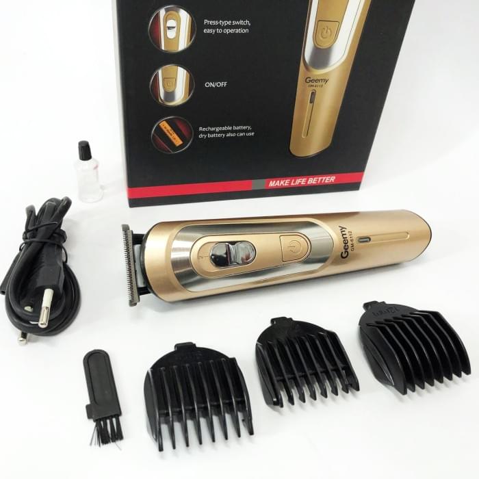 Електрична машинка з насадкою для бороди GEMEI GM-6112, Машинка для стрижки TX-357 волосся домашня