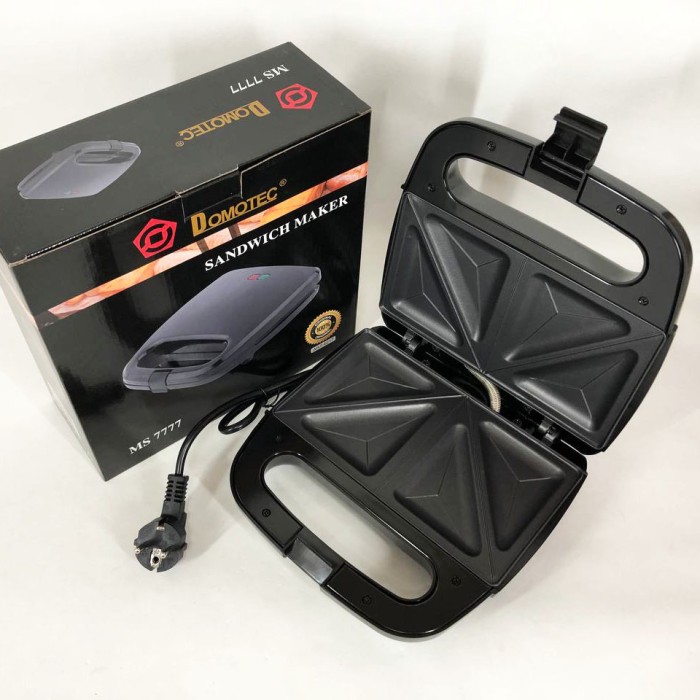 Мультимейкер для бутербродів DOMOTEC MS-7777, Сендвічниця для бутербродниця, Бутербродниця професійна TZ-77
