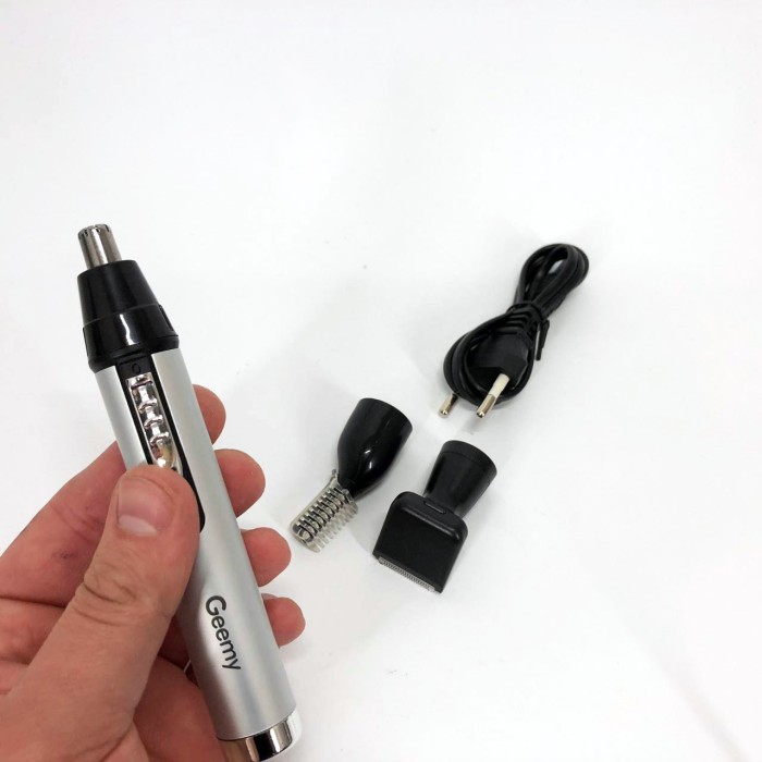 Тример для стрижки брів і носа GEMEI, Тример для носа 3в1 і вух професійний LZ-26