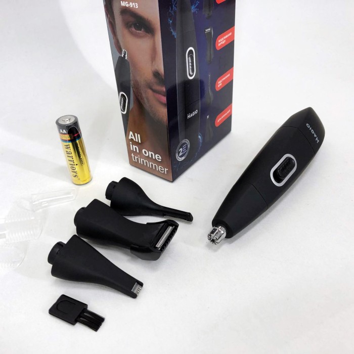 Тример для стрижки волосся носа бороди гоління, Машинка для видалення волосся з носа вух PE-60