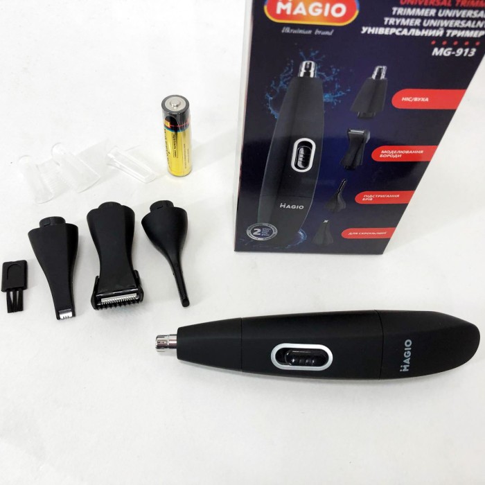 Тример для стрижки волосся носа бороди гоління, Машинка для видалення волосся з носа вух PE-60