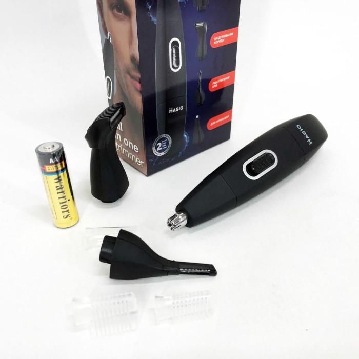 Тример для стрижки волосся носа бороди гоління, Машинка для видалення волосся з носа вух PE-60