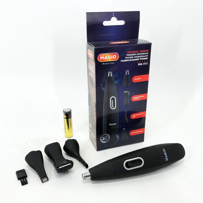 Тример для носа і брів MAGIO MG-913, Тример для бороди носа вух волосся Бритва і вух ER-35
