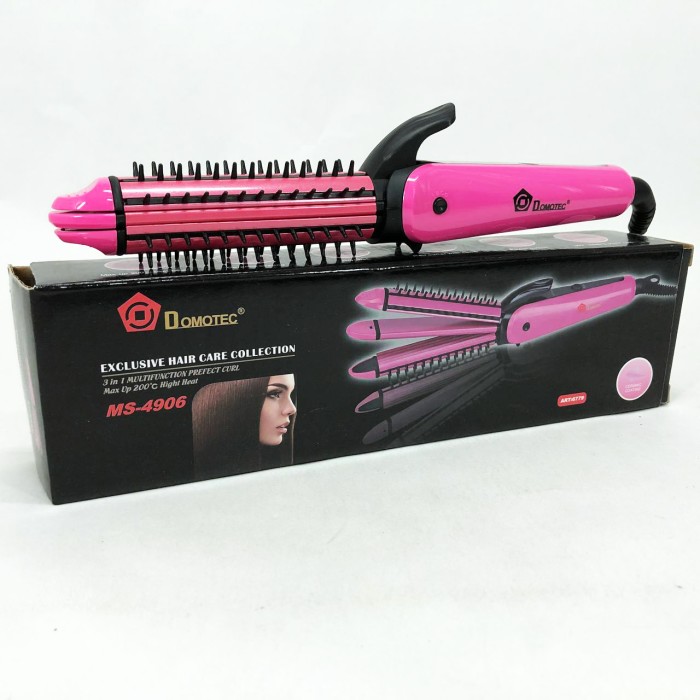 Плойка для укладання і вирівнювання волосся DOMOTEC, Щипці для створення об'єму волосся JU-94