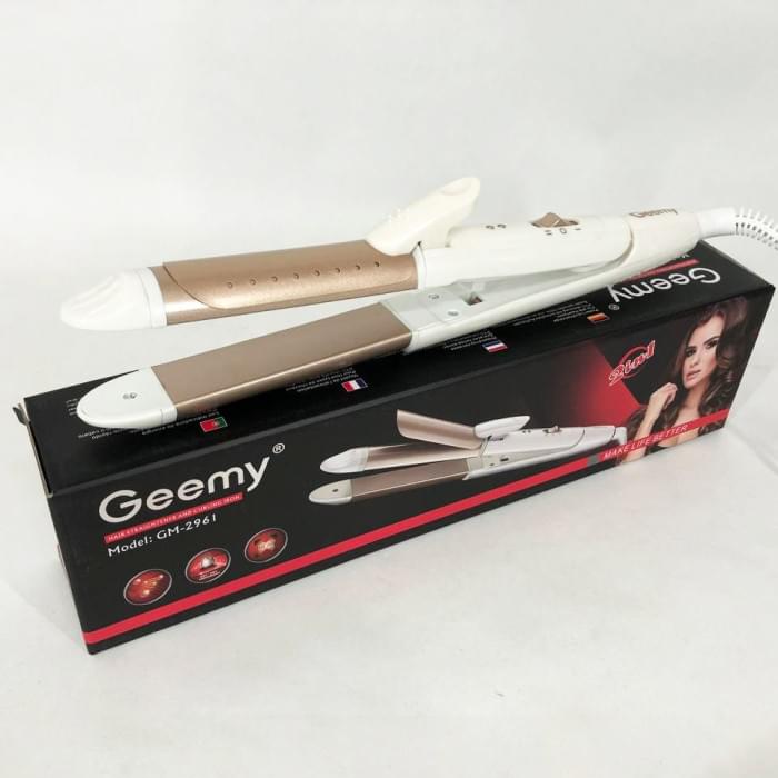 Щипці для завивки та випрямлення волосся GEMEI GM-2961, Випрямляч для GI-418 густого волосся