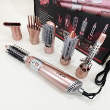 Фен-гребінець для швидкого укладання GEMEI, Функціональний професійний фен, Фен з потужним мотором QF-15