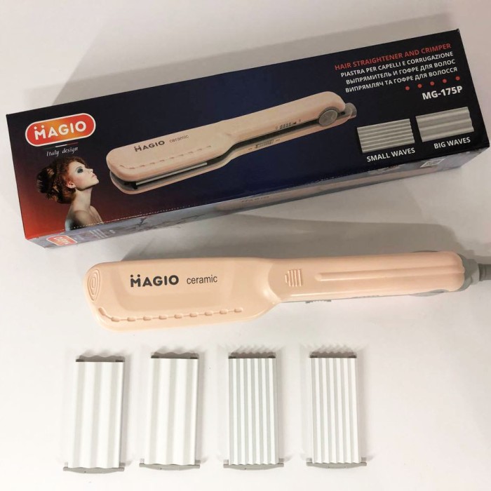 Укладання волосся випрямлення MAGIO, Плойка для випрямлення, Плойка вирівнювач, Професійна праска FW-52