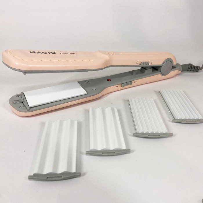 Укладання волосся випрямлення MAGIO, Плойка для випрямлення, Плойка вирівнювач, Професійна праска FW-52