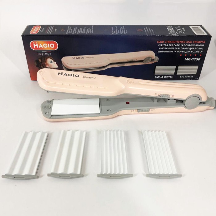 Укладання волосся випрямлення MAGIO, Плойка для випрямлення, Плойка вирівнювач, Професійна праска FW-52