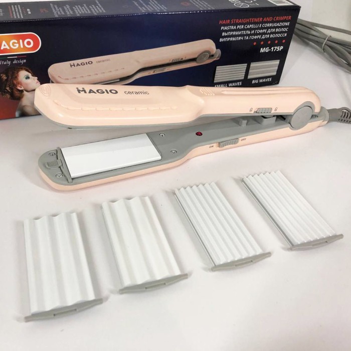 Укладання волосся випрямлення MAGIO, Плойка для випрямлення, Плойка вирівнювач, Професійна праска FW-52