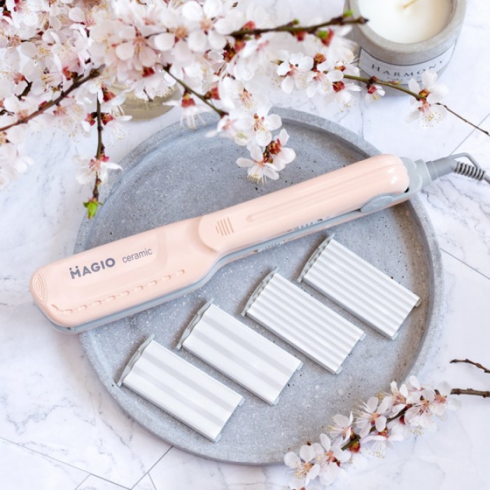 Укладання волосся випрямлення MAGIO, Плойка для випрямлення, Плойка вирівнювач, Професійна праска FW-52