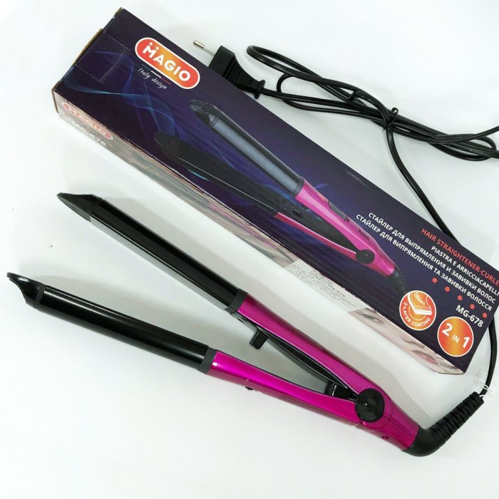 Випрямляч плойка щітка для випрямлення волосся MAGIO, Праска для вирівнювання, Плойка випрямляча RF-95