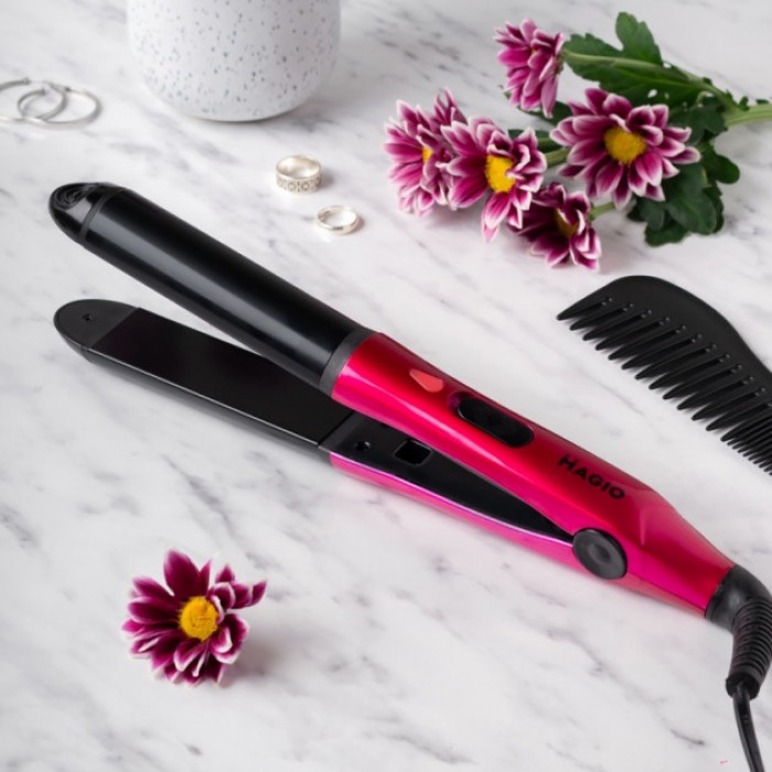 Випрямляч плойка щітка для випрямлення волосся MAGIO, Праска для вирівнювання, Плойка випрямляча RF-95