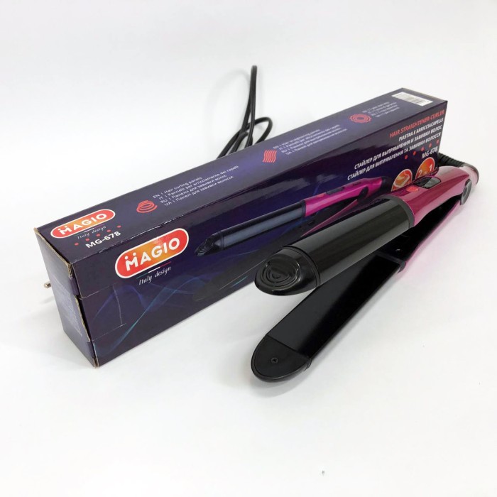 Випрямляч плойка щітка для випрямлення волосся MAGIO, Праска для вирівнювання, Плойка випрямляча RF-95