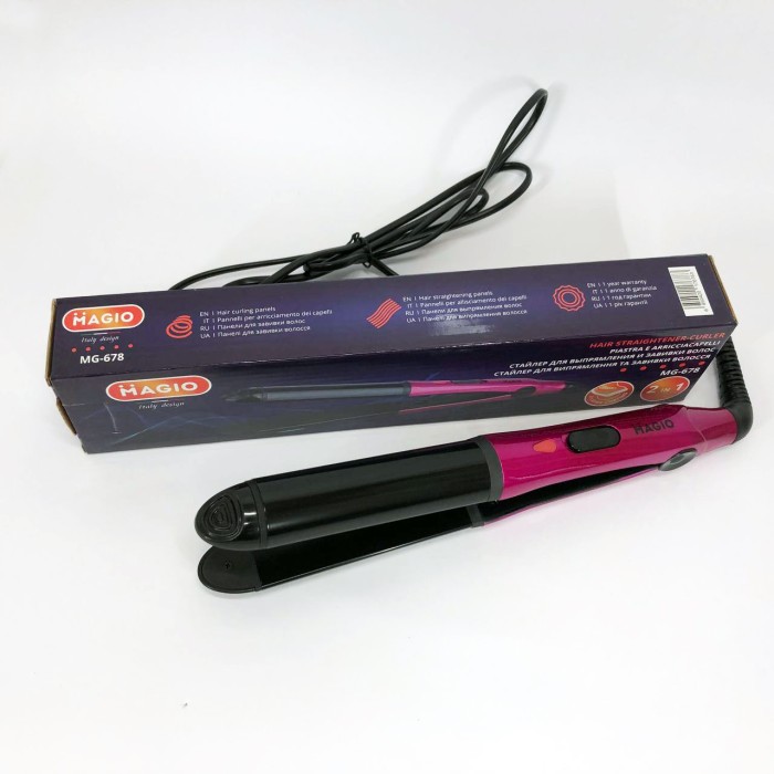 Випрямляч плойка щітка для випрямлення волосся MAGIO, Праска для вирівнювання, Плойка випрямляча RF-95