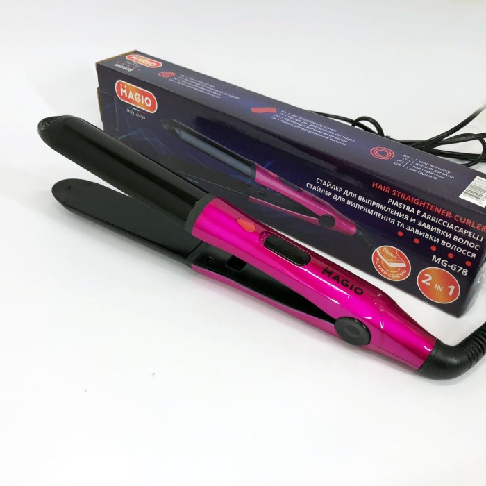 Випрямляч плойка щітка для випрямлення волосся MAGIO, Праска для вирівнювання, Плойка випрямляча RF-95