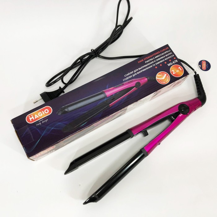 Випрямляч плойка щітка для випрямлення волосся MAGIO, Праска для вирівнювання, Плойка випрямляча RF-95
