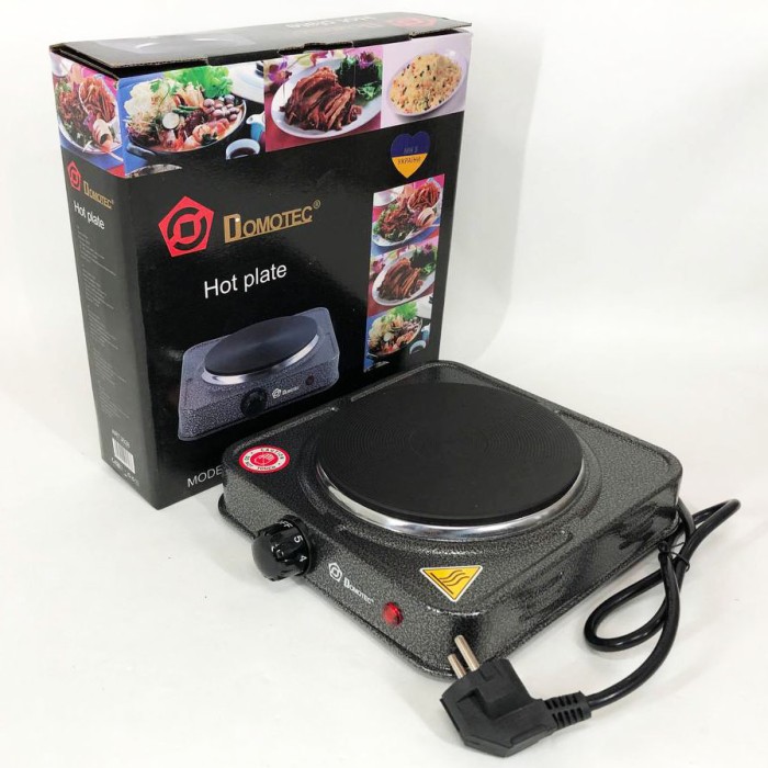 Зручна настільна плита для приготування страв DOMOTEC MS-5821 1000 Вт, Портативна плита електро VR-42