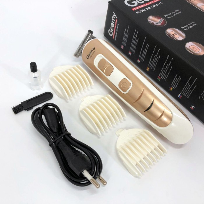 Тример для скронь Gemei, Практична машинка для стрижки волосся Машинка-тример стрижки бездротова AM-75