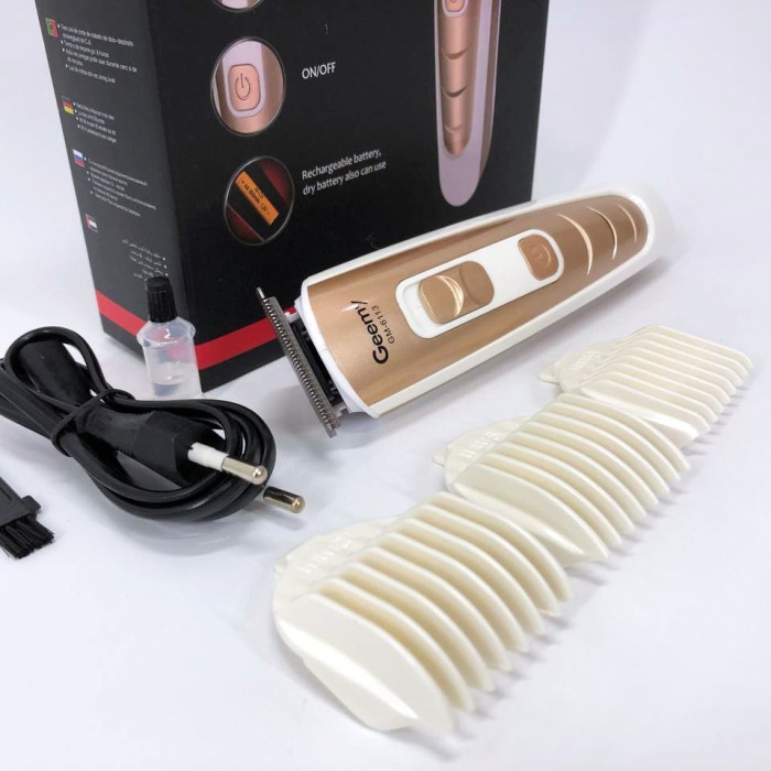 Тример для скронь Gemei, Практична машинка для стрижки волосся Машинка-тример стрижки бездротова AM-75