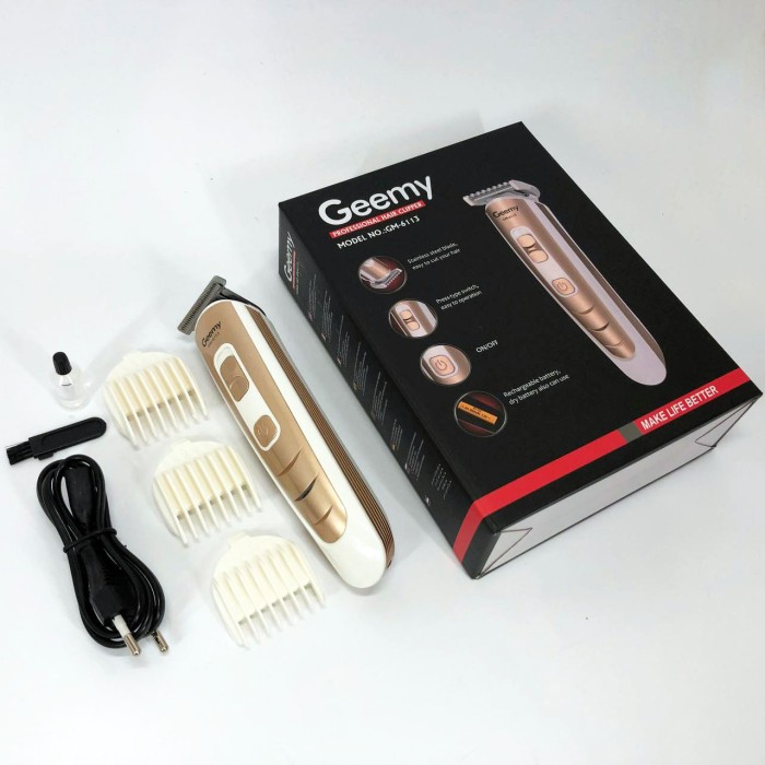 Тример для скронь Gemei, Практична машинка для стрижки волосся Машинка-тример стрижки бездротова AM-75