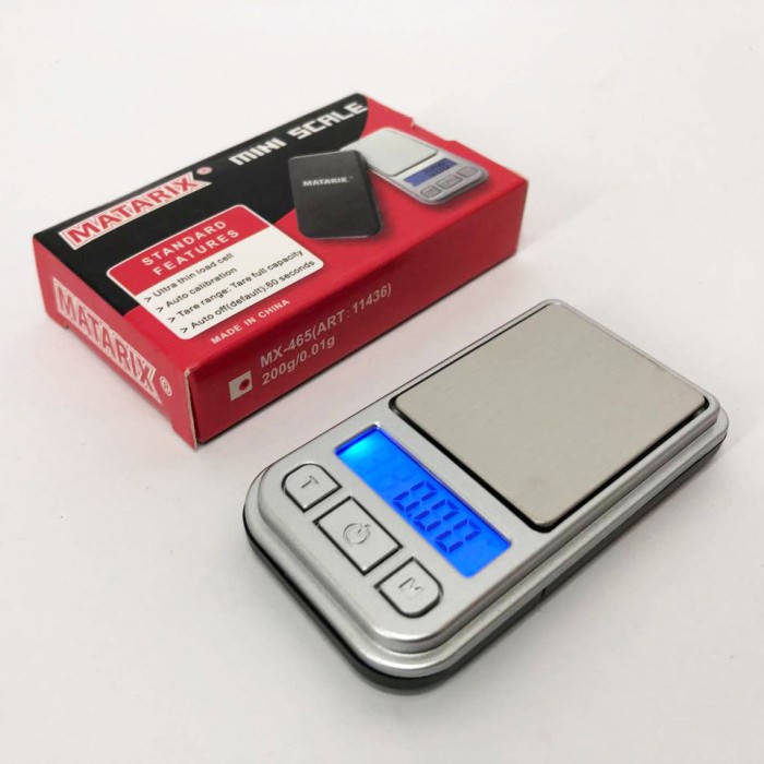 Електронні ваги для ювелірних каменів MATARIX MX-200GM, Кишенькові ваги високоточні ювелірні MF-10