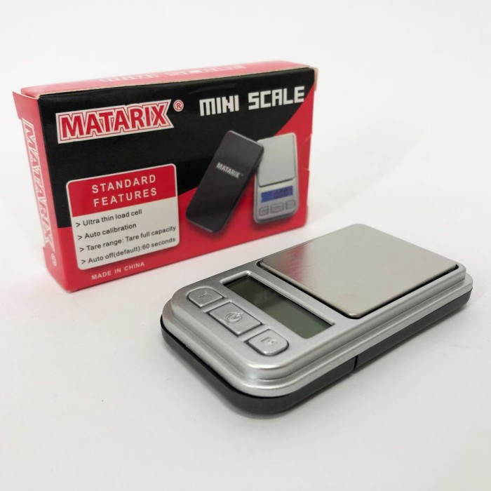 Ваги високої точності MATARIX, Маленькі ваги для прикрас кишенькові портативні ZB-64