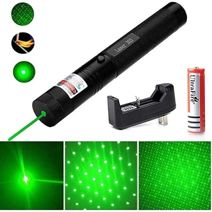 Лазерна указка з Li-ion акумулятором Green Laser Pointer JD-303, Лазерні указки police ED-31
