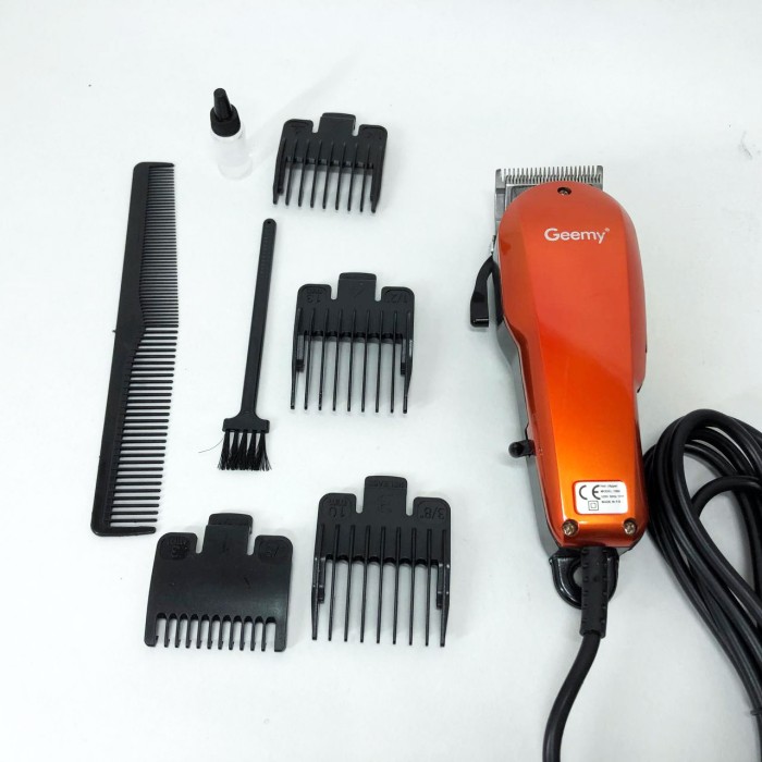 Професійна машинка для стрижки голови GEMEI GM-1005, Машинка для стрижки з безліччю насадок GR-21