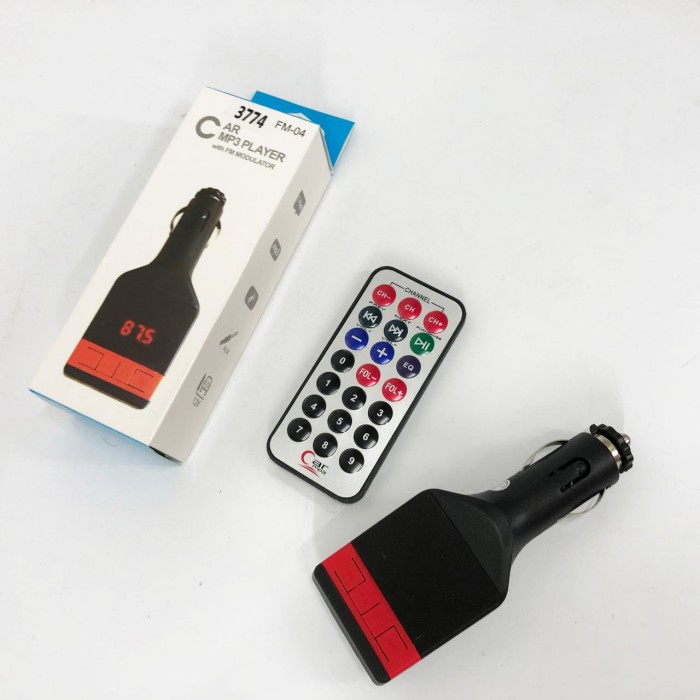 Автомобільний FM-модулятор трансмітер Fm-04, MP3 Player з пультом дистанційного керування