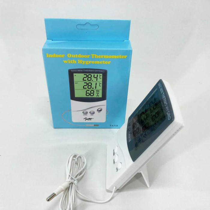 Гігрометр з температурою, Термометр цифровий для вимірювання повітря, Гігрометр із зовнішнім датчиком OR-63