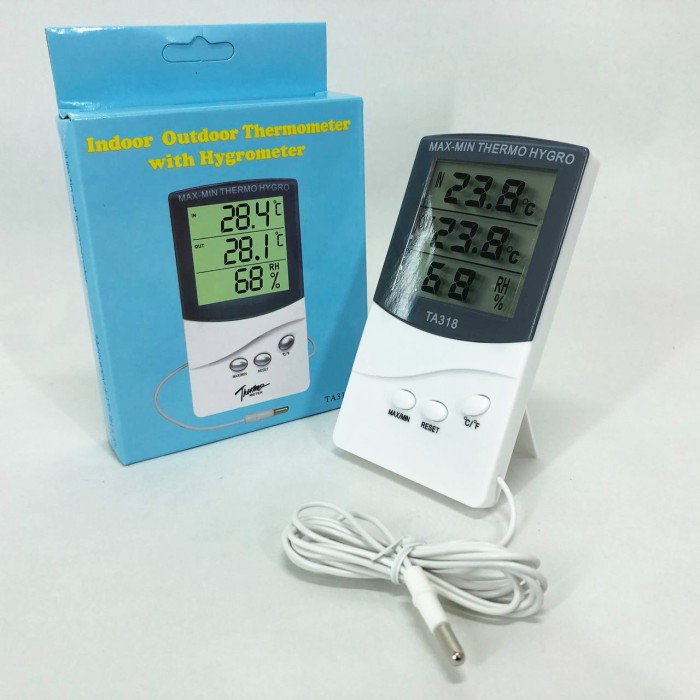 Термометр цифровий для вимірювання повітря TA, Погодна станція із виносним датчиком EO-44