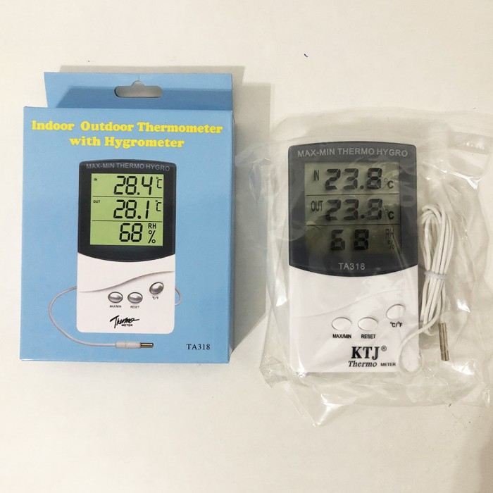 Термометр цифровий для вимірювання повітря TA, Погодна станція із виносним датчиком EO-44