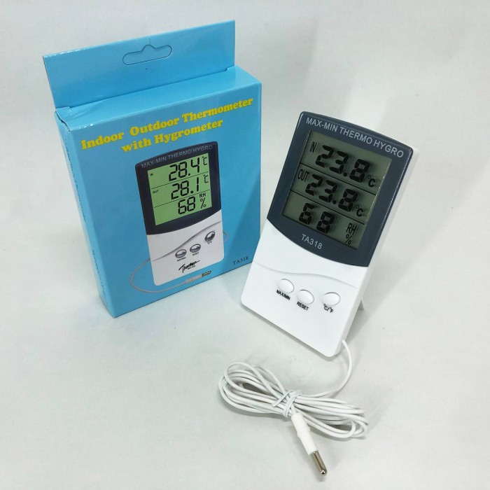 Термометр цифровий для вимірювання повітря TA, Погодна станція із виносним датчиком EO-44