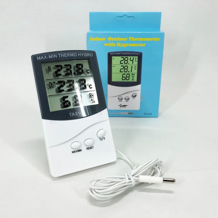 Термометр цифровий для вимірювання повітря TA, Погодна станція із виносним датчиком EO-44