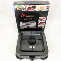 Газова плита DOMOTEC MS-6601 на 1 конфорку. Колір: сірий JN-12