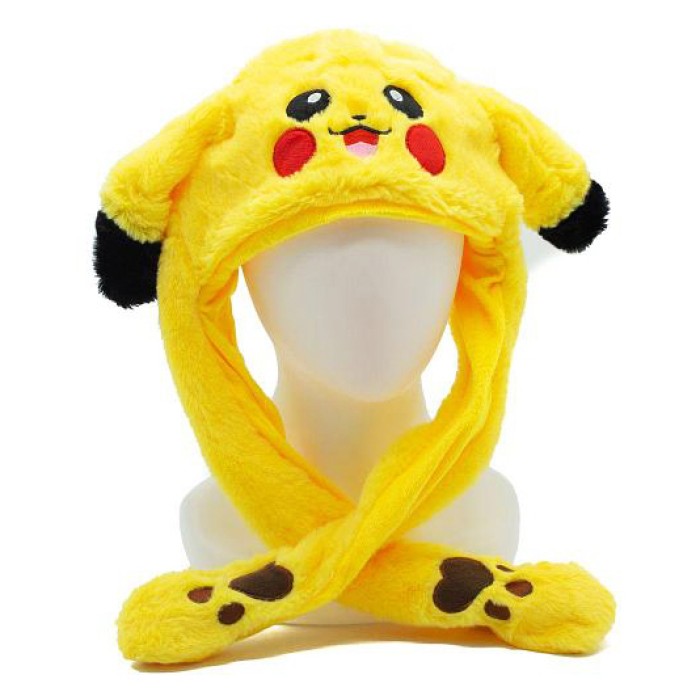 Тік ток шапка з вушками, Шапка зі світлом у вигляді пікачу з вушками що рухаються FK-83