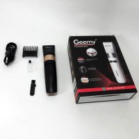 Професійний тример для гоління Gemei GM-6042 черный, Хороший бездротовий триммер, Бритва NK-606 для бороди
