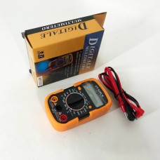 Мультиметр DT-830 LN з підсвічуванням та звуком ABaTap до 750 В Помаранчевий, тестер для вимірювання напруги