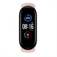 Смарт браслет M5 Smart Bracelet Фітнес трекер Watch Bluetooth. Колір рожевий SD-22