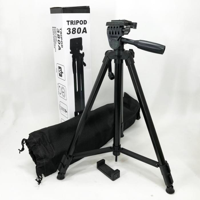 Штатив для знімання з телефона і камери TriPod 380A 0.50-1.35м, Тринога OR-263 для фотоапарата