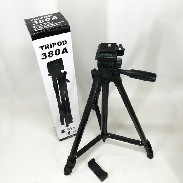 Штатив для знімання з телефона і камери TriPod 380A 0.50-1.35м, Тринога OR-263 для фотоапарата