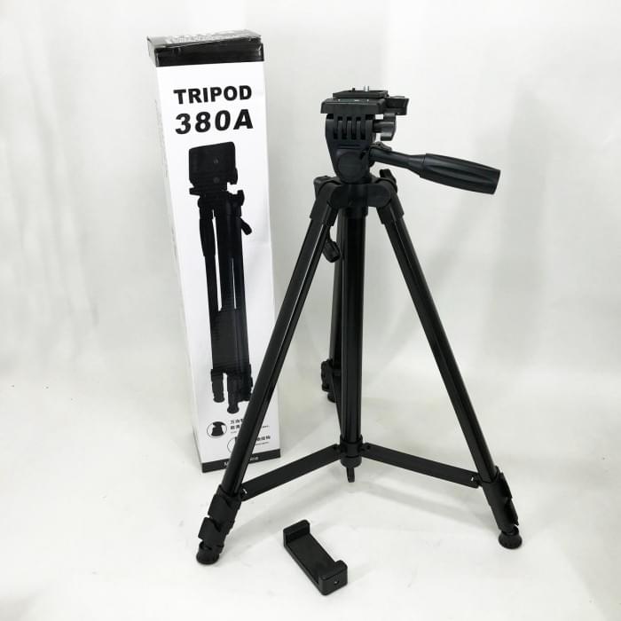 Штатив для знімання з телефона і камери TriPod 380A 0.50-1.35м, Тринога OR-263 для фотоапарата