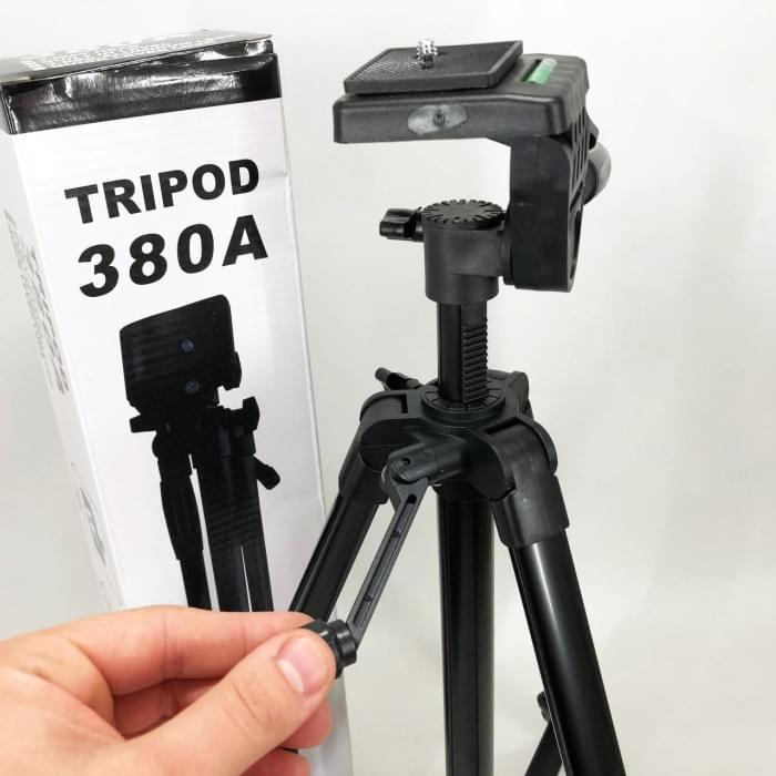 Штатив для знімання з телефона і камери TriPod 380A 0.50-1.35м, Тринога OR-263 для фотоапарата