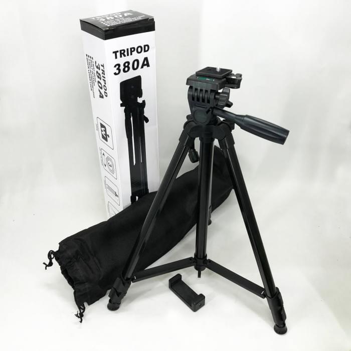Штатив для знімання з телефона і камери TriPod 380A 0.50-1.35м, Тринога OR-263 для фотоапарата
