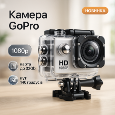 Камера DVR SPORT A7, Камера gopro водонепроникна, Камера гоупро, Камера на голову налобна
