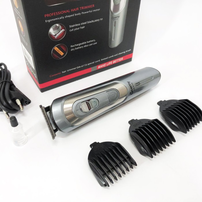 Акумуляторний універсальний тример для стрижки, Машинка для точної стрижки бороди і волосся EM-90