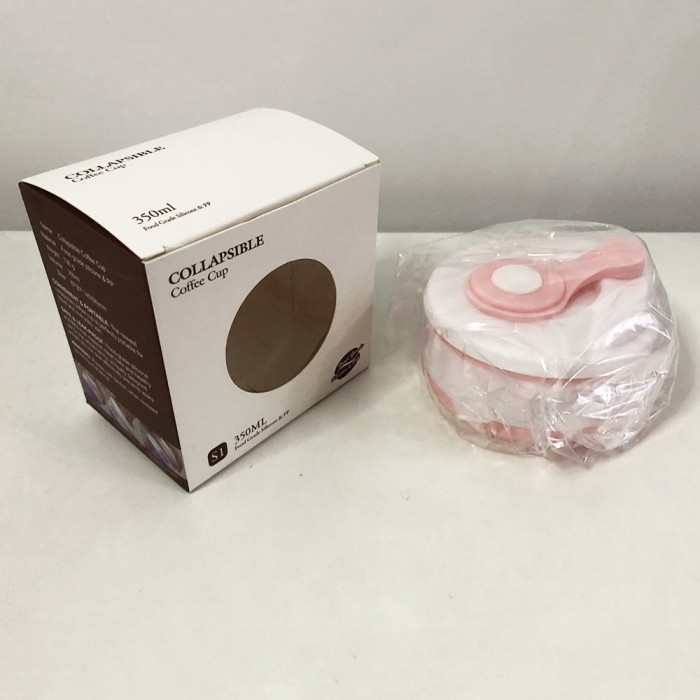 Кемпінговий кухоль складаний, Термо чашка в машину, Складна силіконова чашка туристична ZR-87